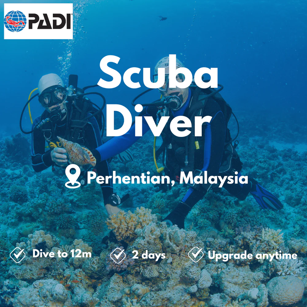 PADI Scuba Diver course in Perhentian