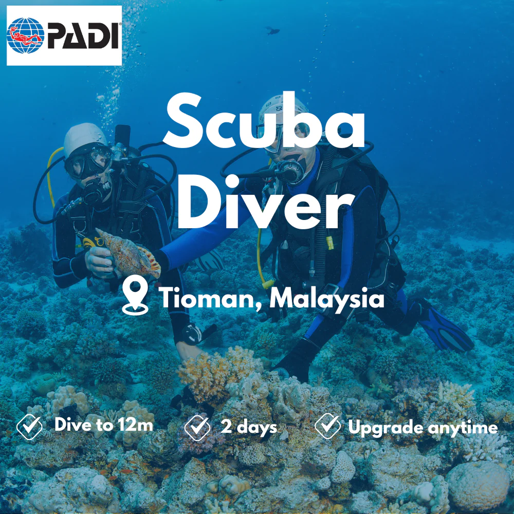PADI Scuba Diver course in Tioman