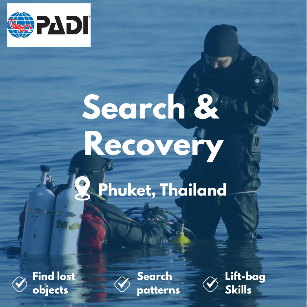 PADI Search & Recovery course in Phuket