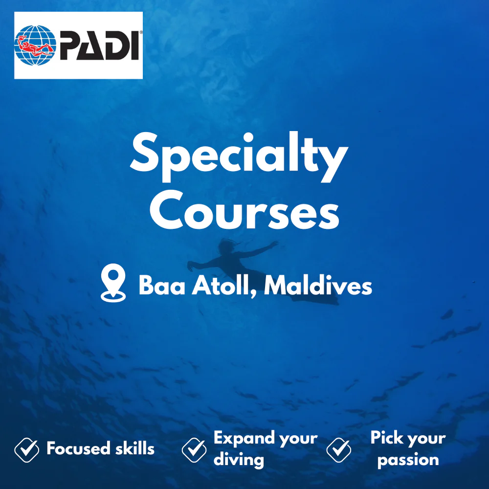 PADI Specialty Courses course in Baa Atoll