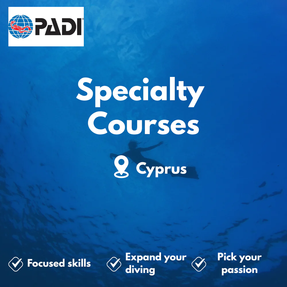 PADI Specialty Courses course in Cyprus