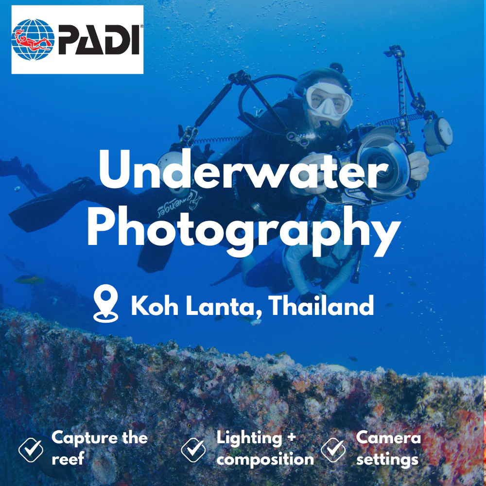 PADI Underwater Photography course in Koh Lanta