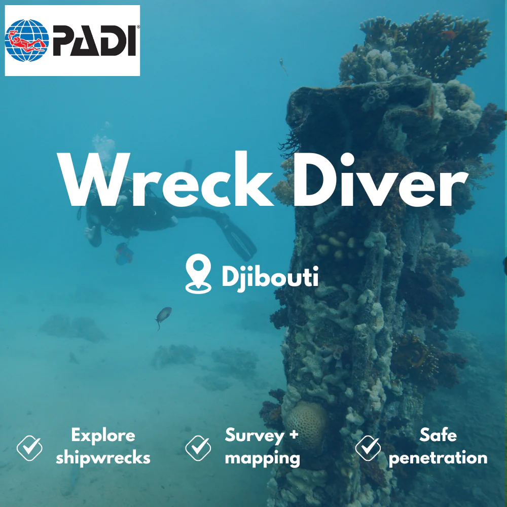 PADI Wreck Diver course in Djibouti