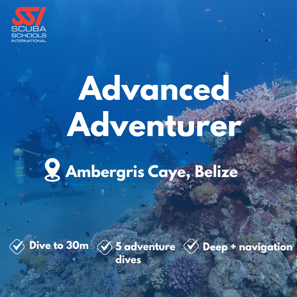 SSI Advanced Open Water course in Ambergris Caye
