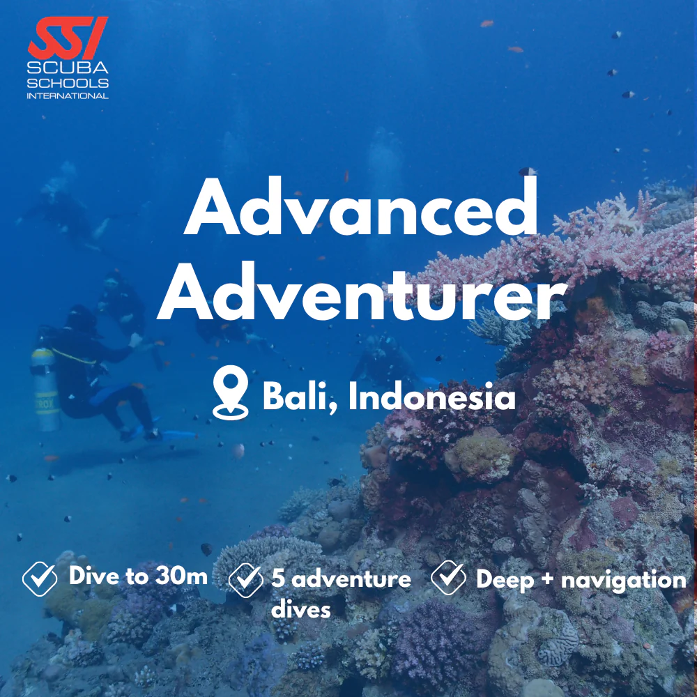 SSI Advanced Open Water course in Bali
