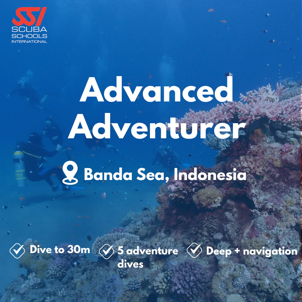 SSI Advanced Open Water course in Banda Sea