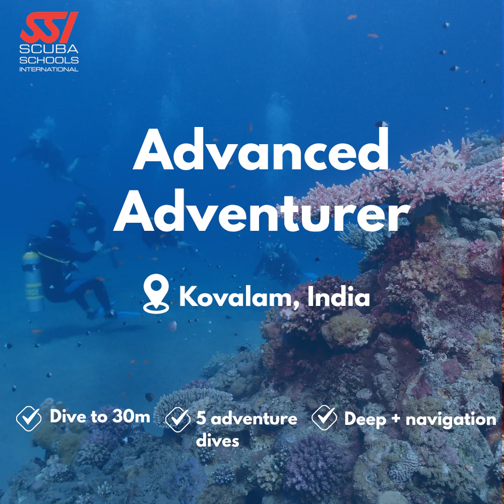 SSI Advanced Open Water course in Kovalam