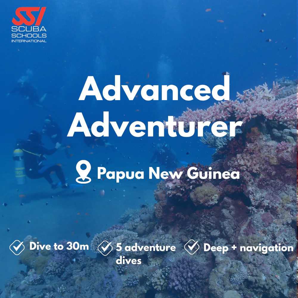 SSI Advanced Open Water course in Papua New Guinea