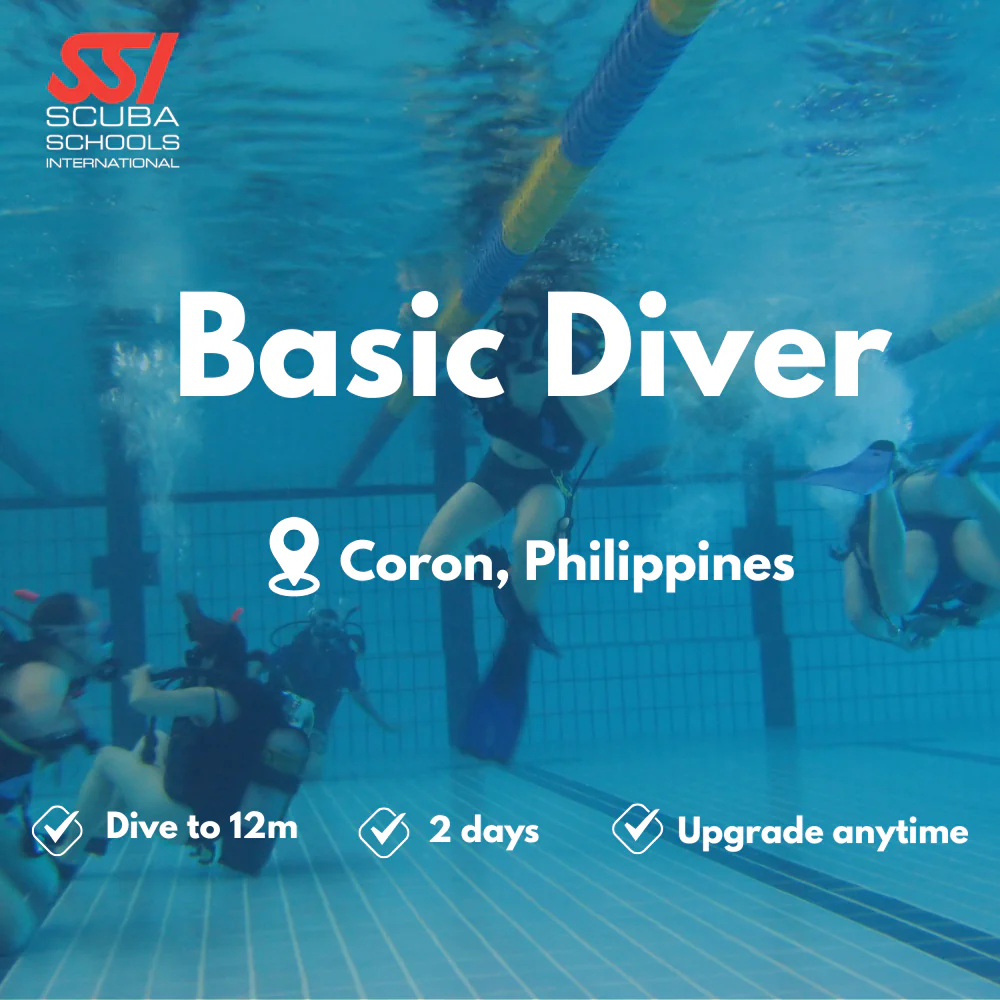 SSI Basic Diver course in Coron