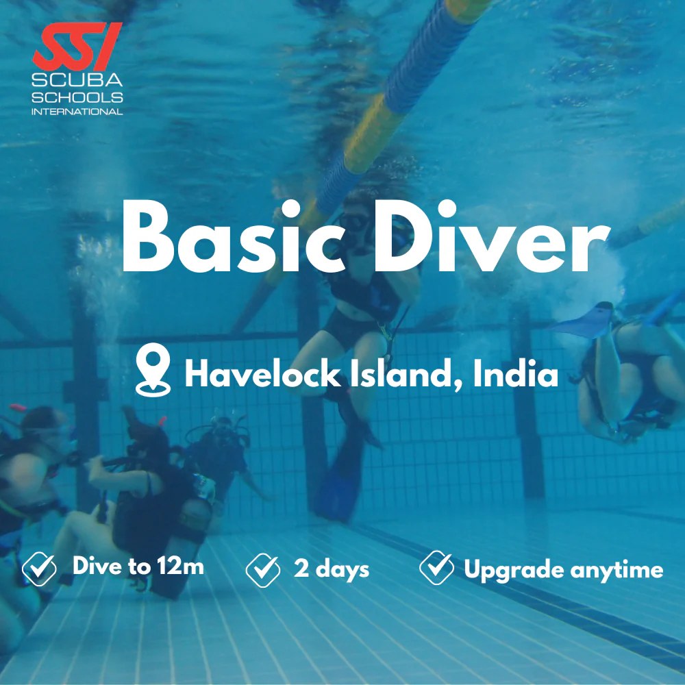 SSI Basic Diver course in Havelock Island