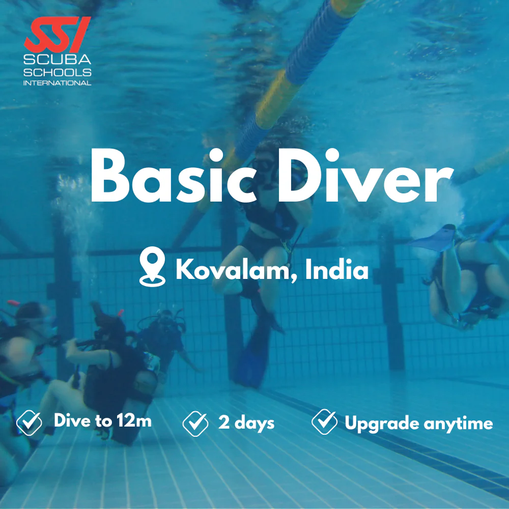 SSI Basic Diver course in Kovalam