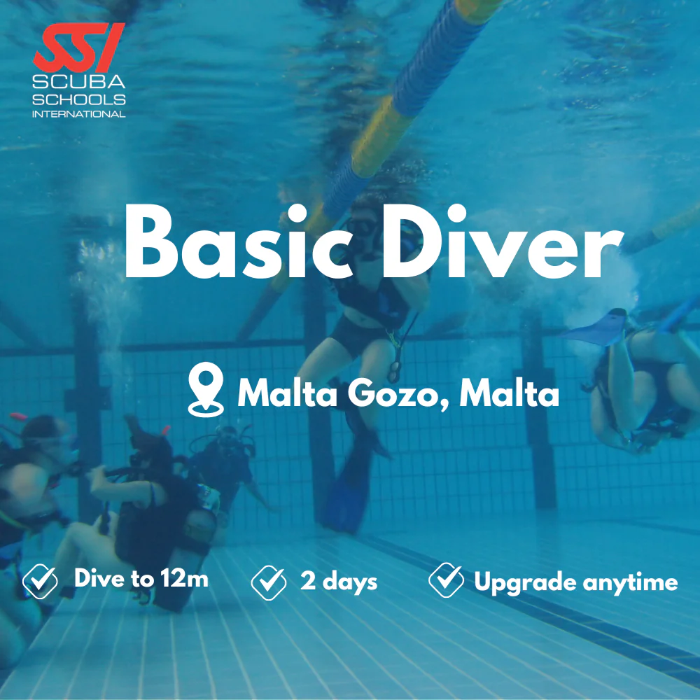 SSI Basic Diver course in Malta Gozo