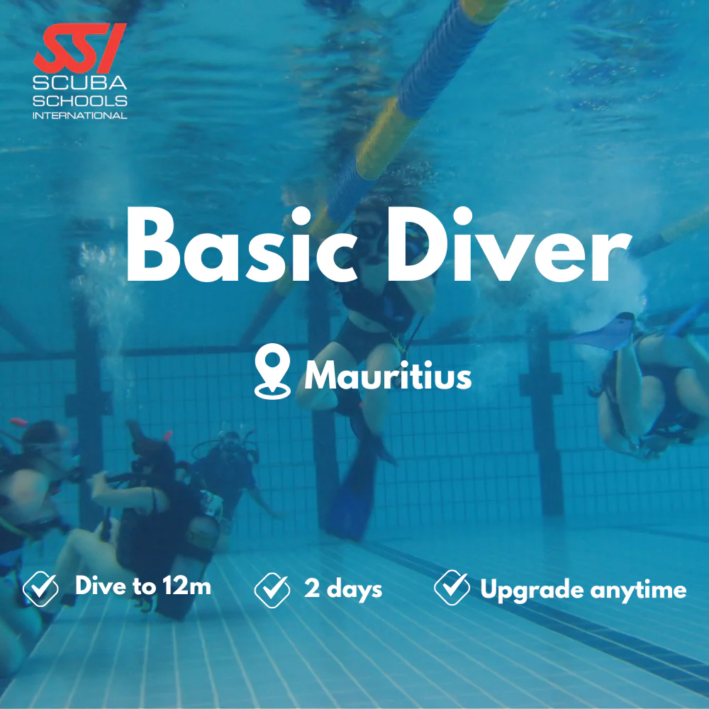 SSI Basic Diver course in Mauritius