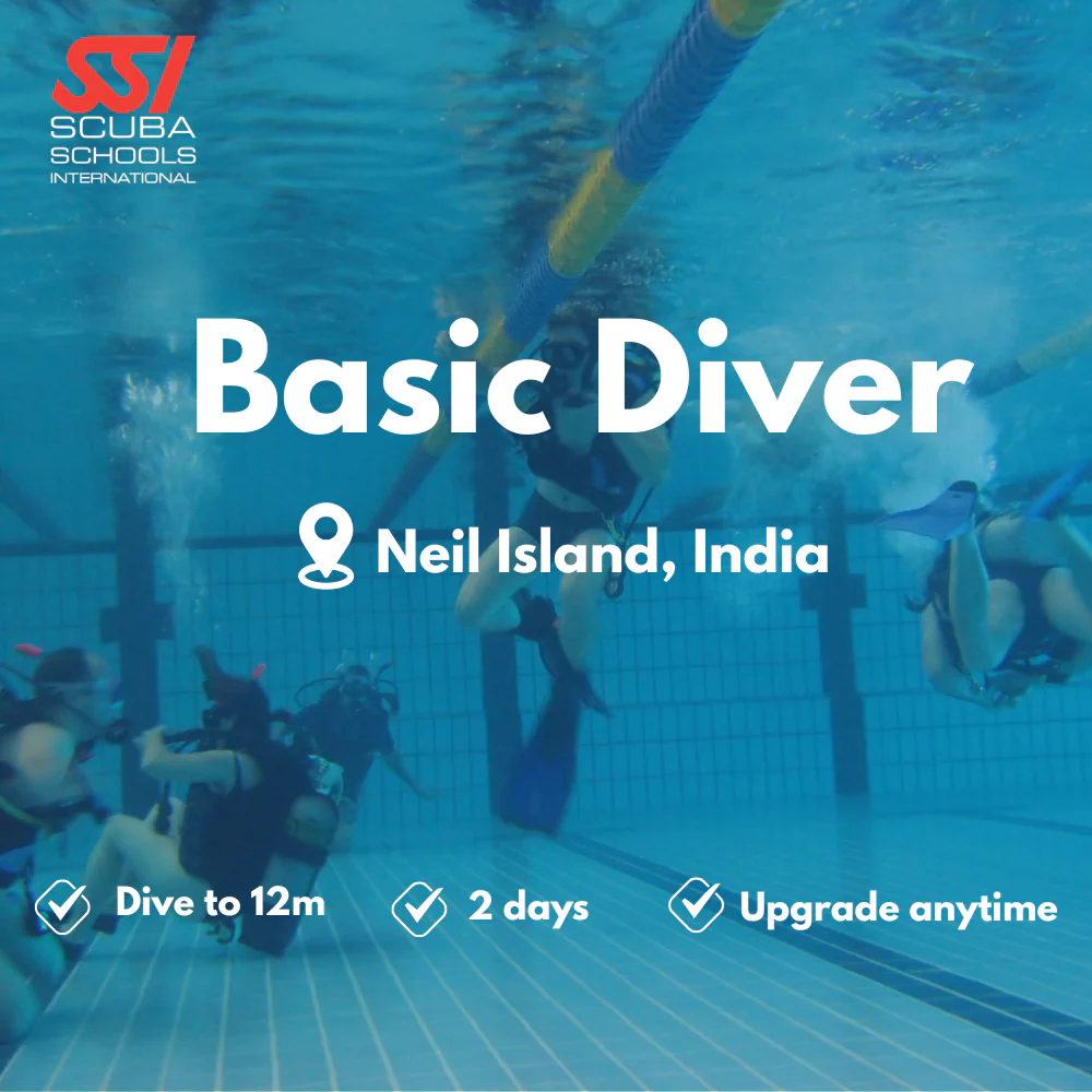 SSI Basic Diver course in Neil Island