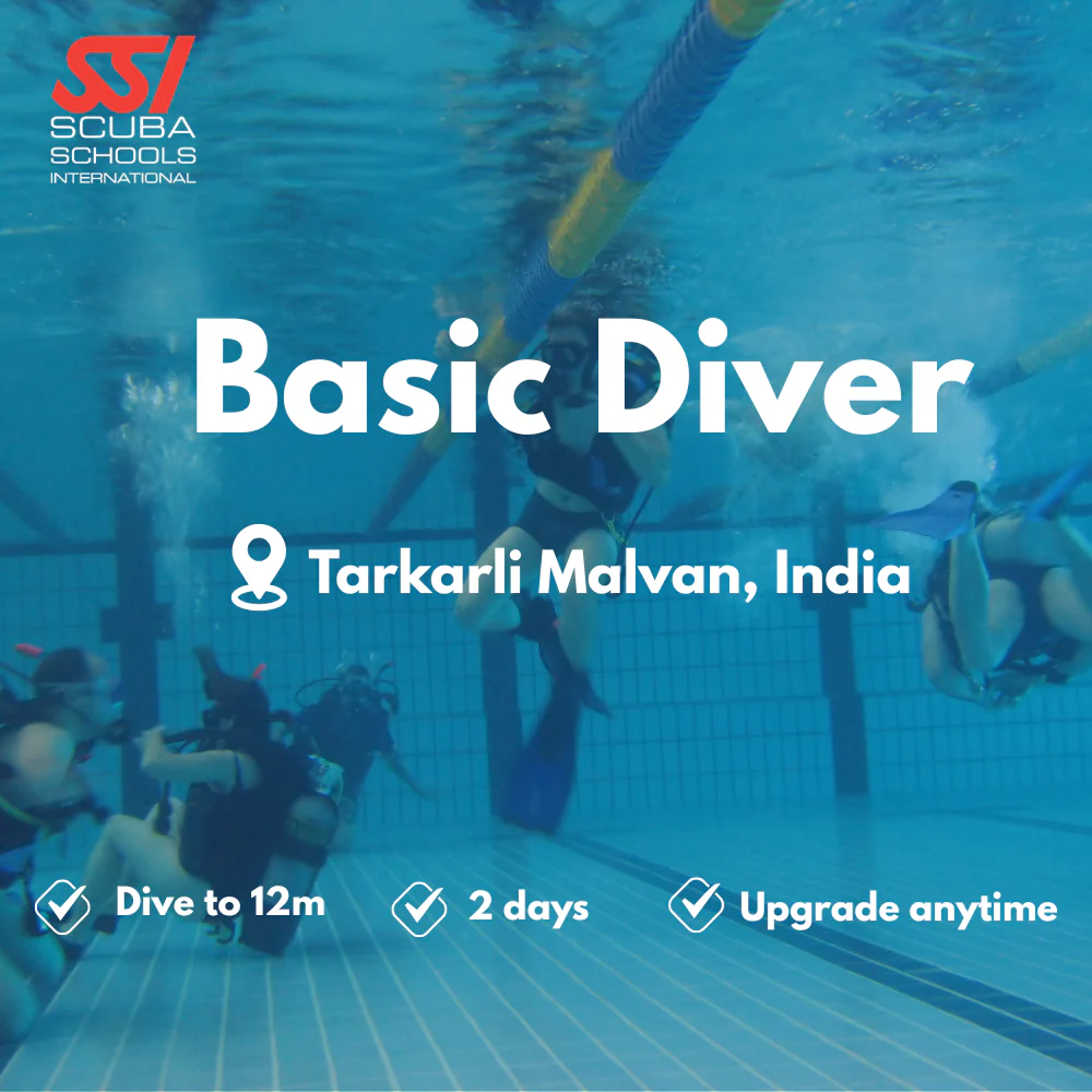 SSI Basic Diver course in Tarkarli Malvan