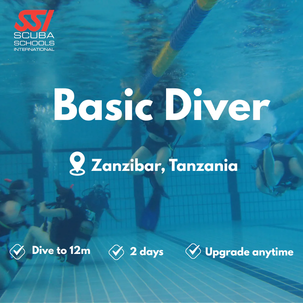 SSI Basic Diver course in Zanzibar