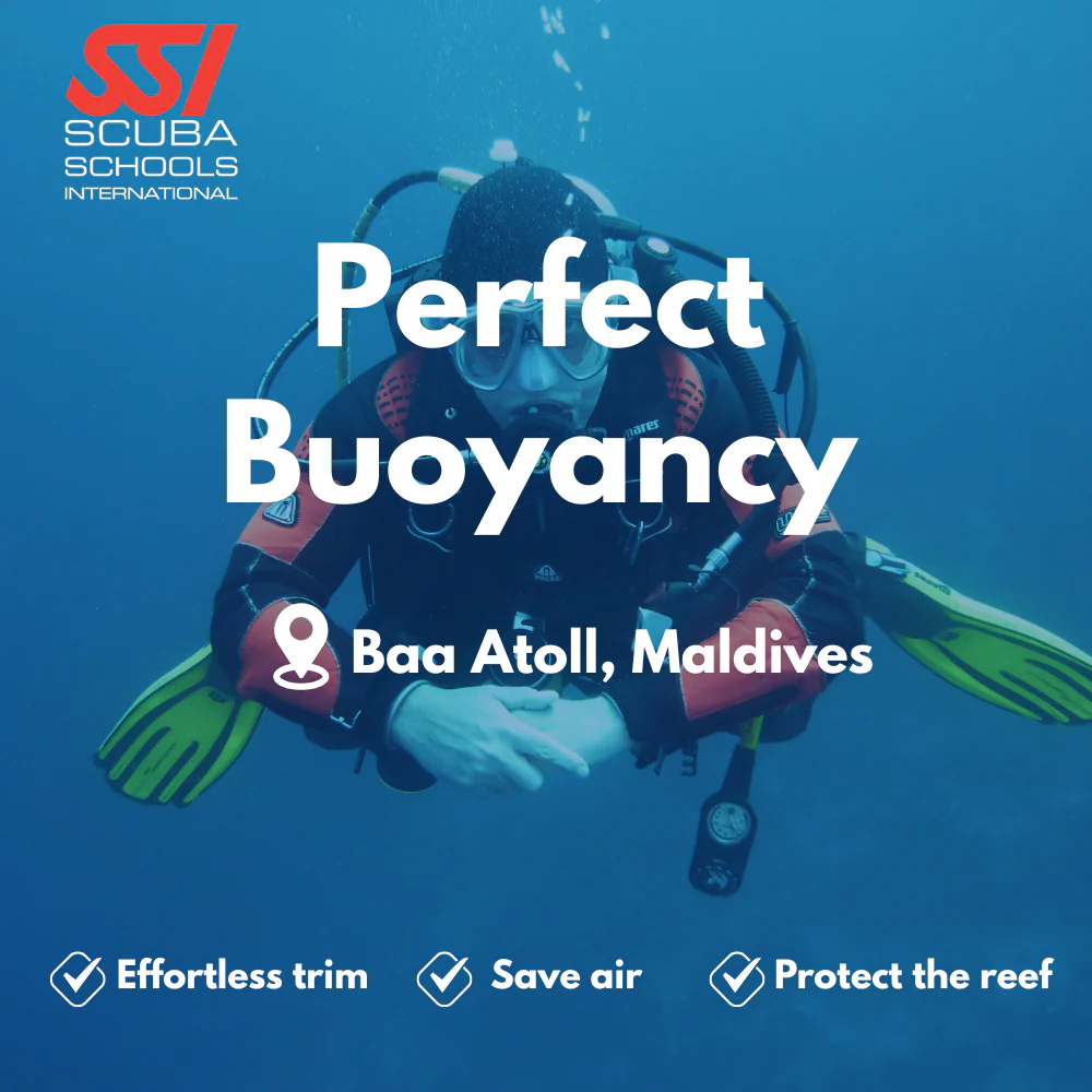SSI Peak Performance Buoyancy course in Baa Atoll