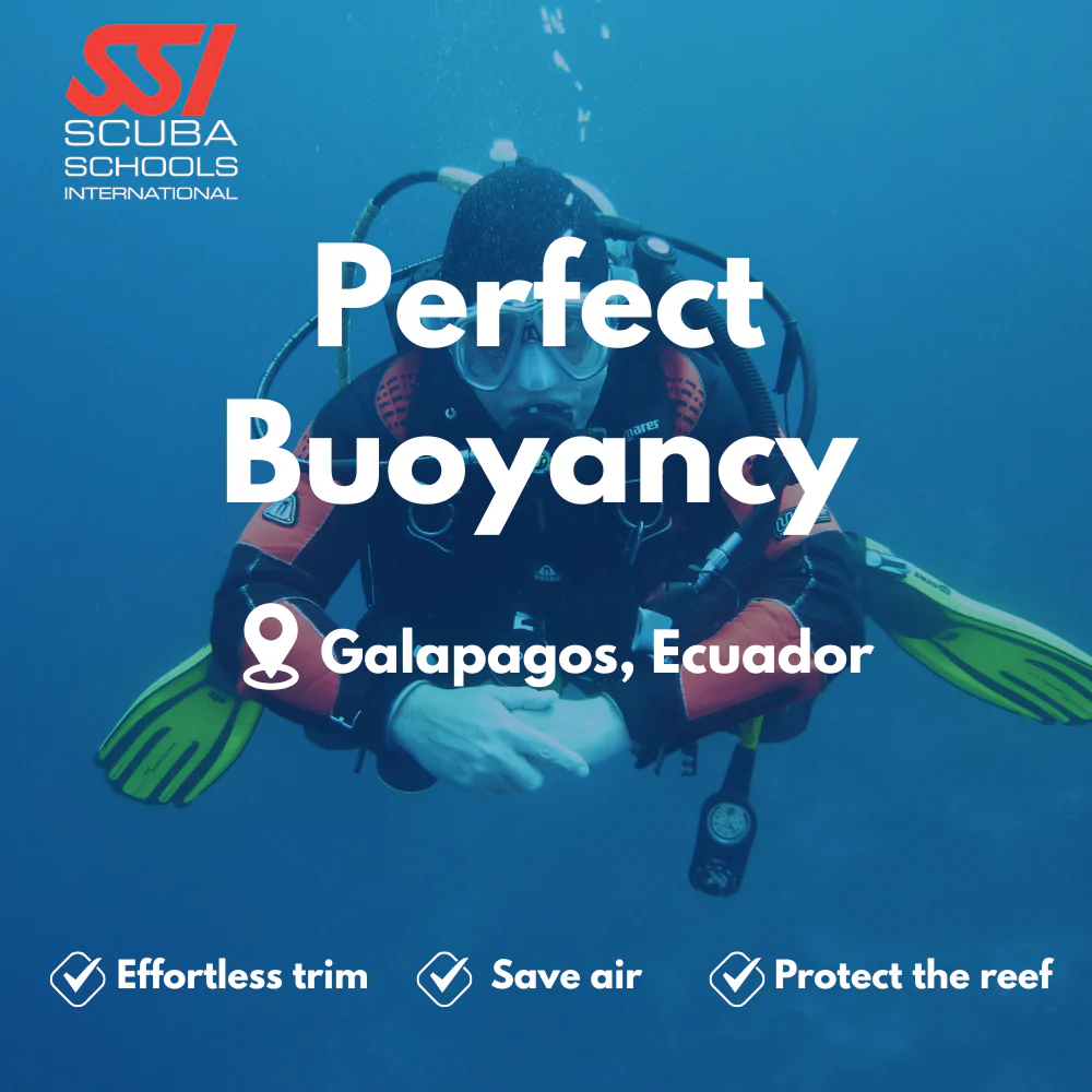 SSI Peak Performance Buoyancy course in Galapagos