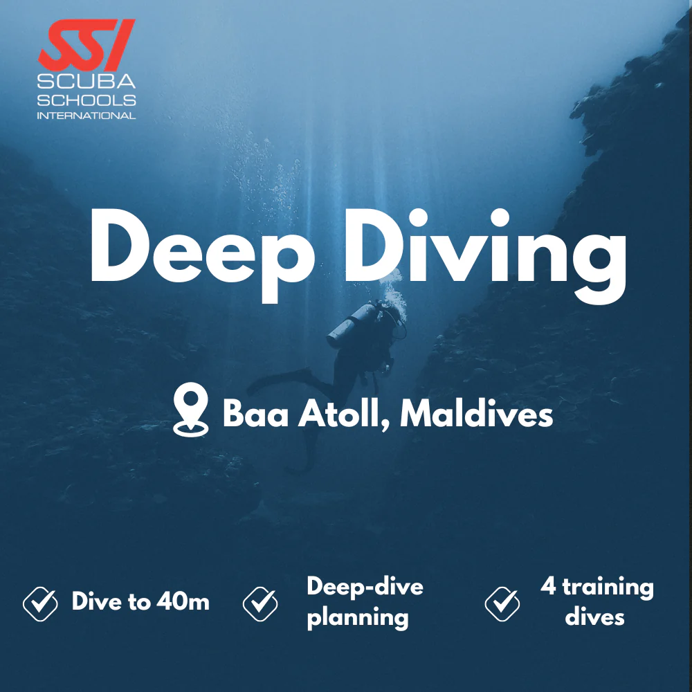 SSI Deep Diver course in Baa Atoll