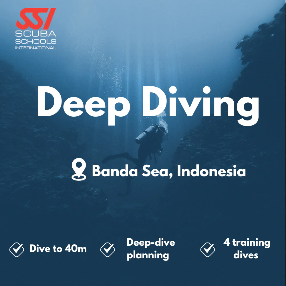 SSI Deep Diver course in Banda Sea
