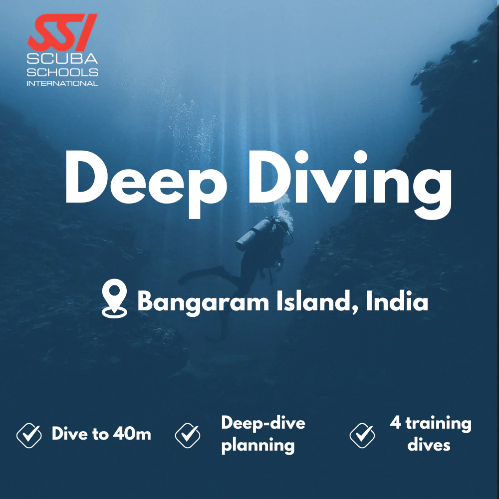SSI Deep Diver course in Bangaram Island