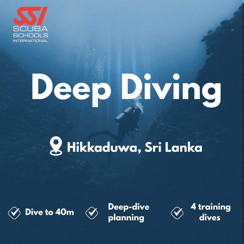 SSI Deep Diver course in Hikkaduwa