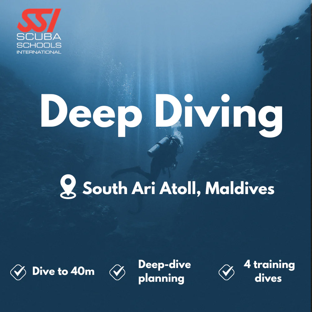 SSI Deep Diver course in South Ari Atoll