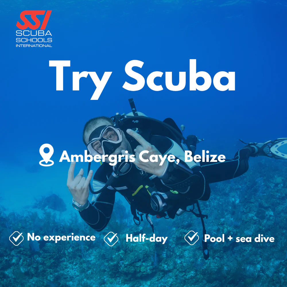 SSI Discover Scuba course in Ambergris Caye