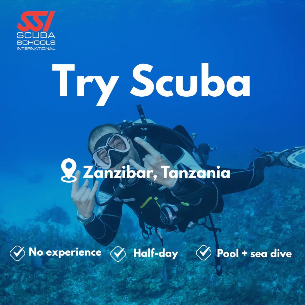 SSI Discover Scuba course in Zanzibar