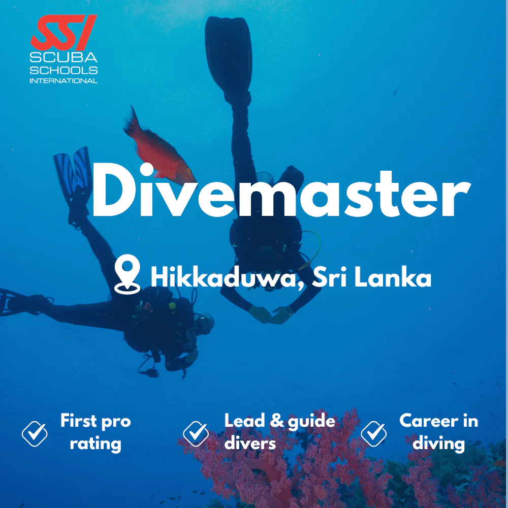 SSI Divemaster course in Hikkaduwa
