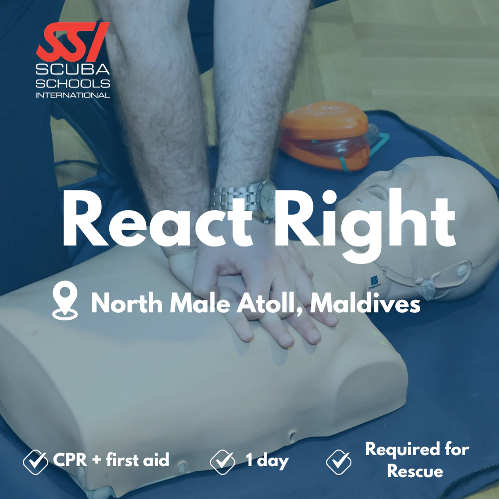 SSI Emergency First Response course in North Male Atoll