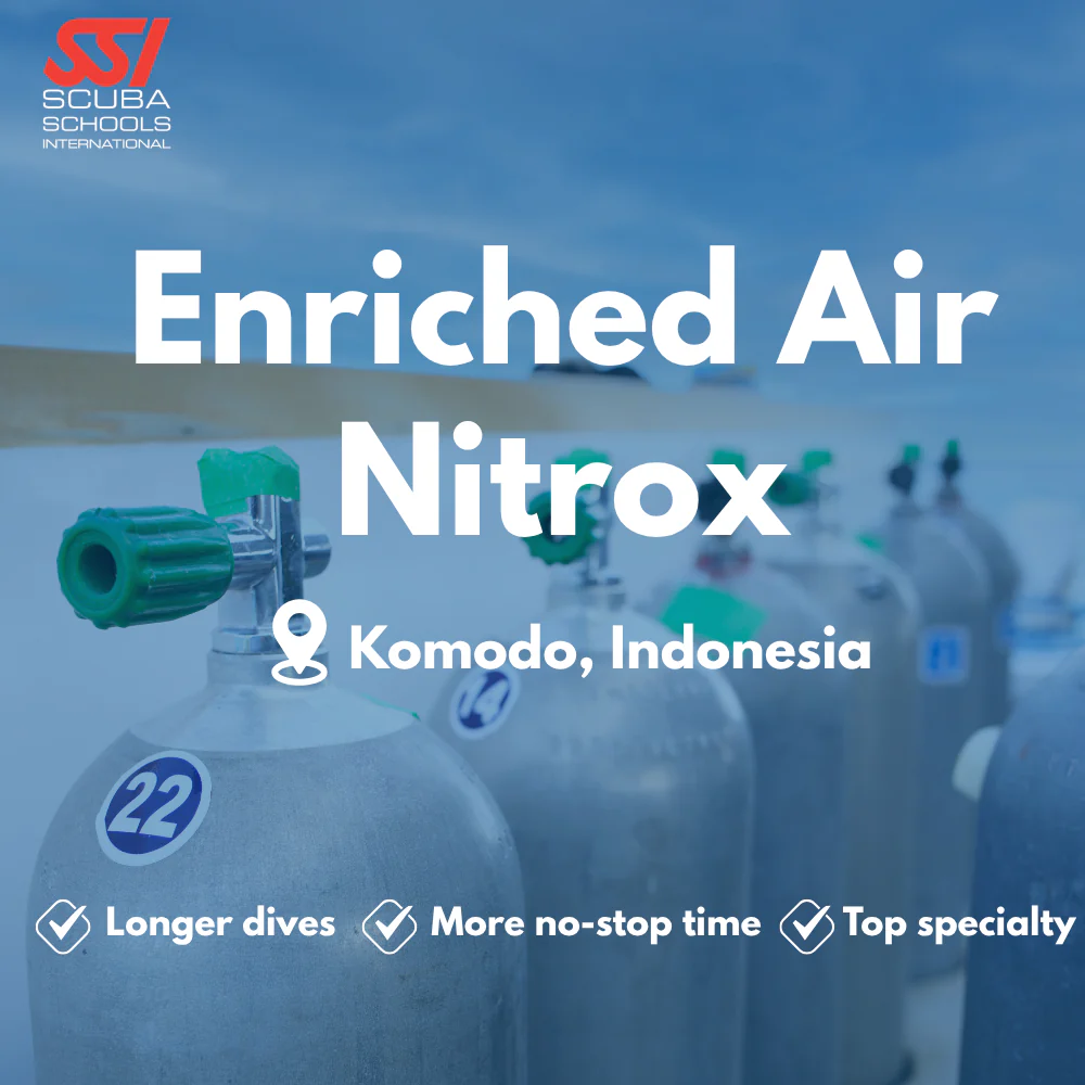 SSI Enriched Air (Nitrox) course in Komodo