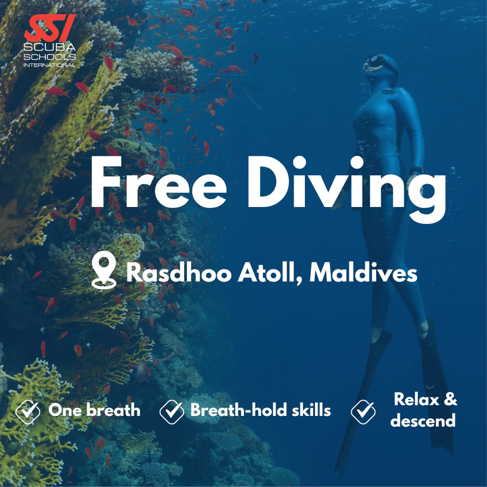 SSI Freediving course in Rasdhoo Atoll