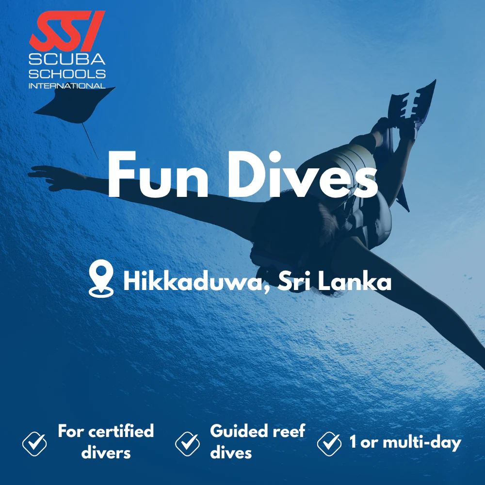 SSI Fun Dives course in Hikkaduwa