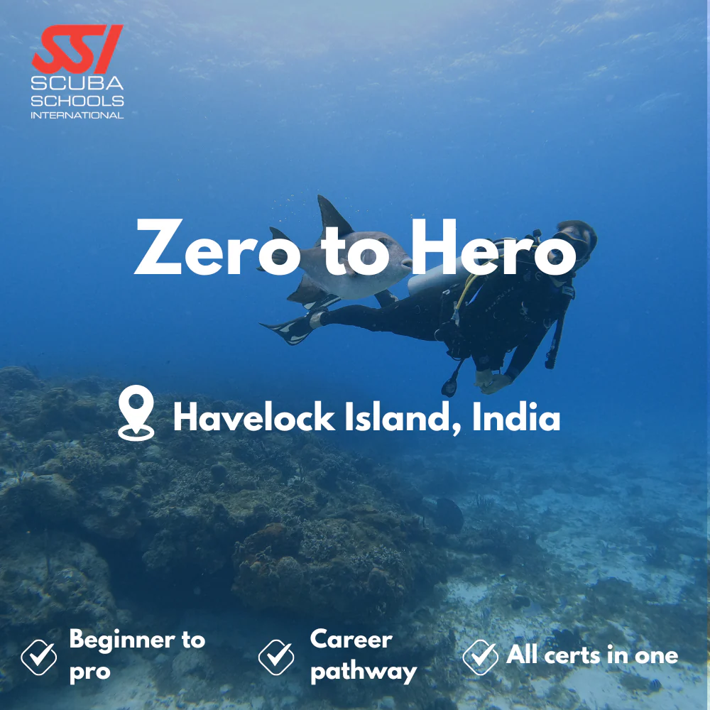 SSI Go Pro / Zero to Hero course in Havelock Island