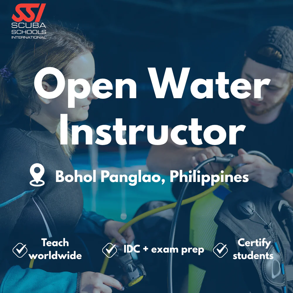SSI Instructor / IDC course in Bohol Panglao
