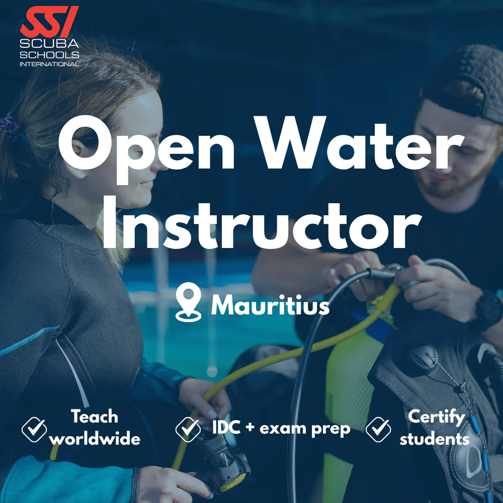 SSI Instructor / IDC course in Mauritius