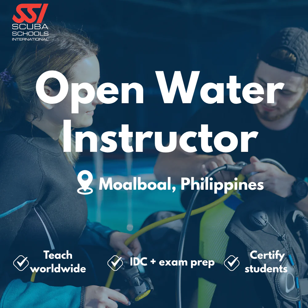 SSI Instructor / IDC course in Moalboal