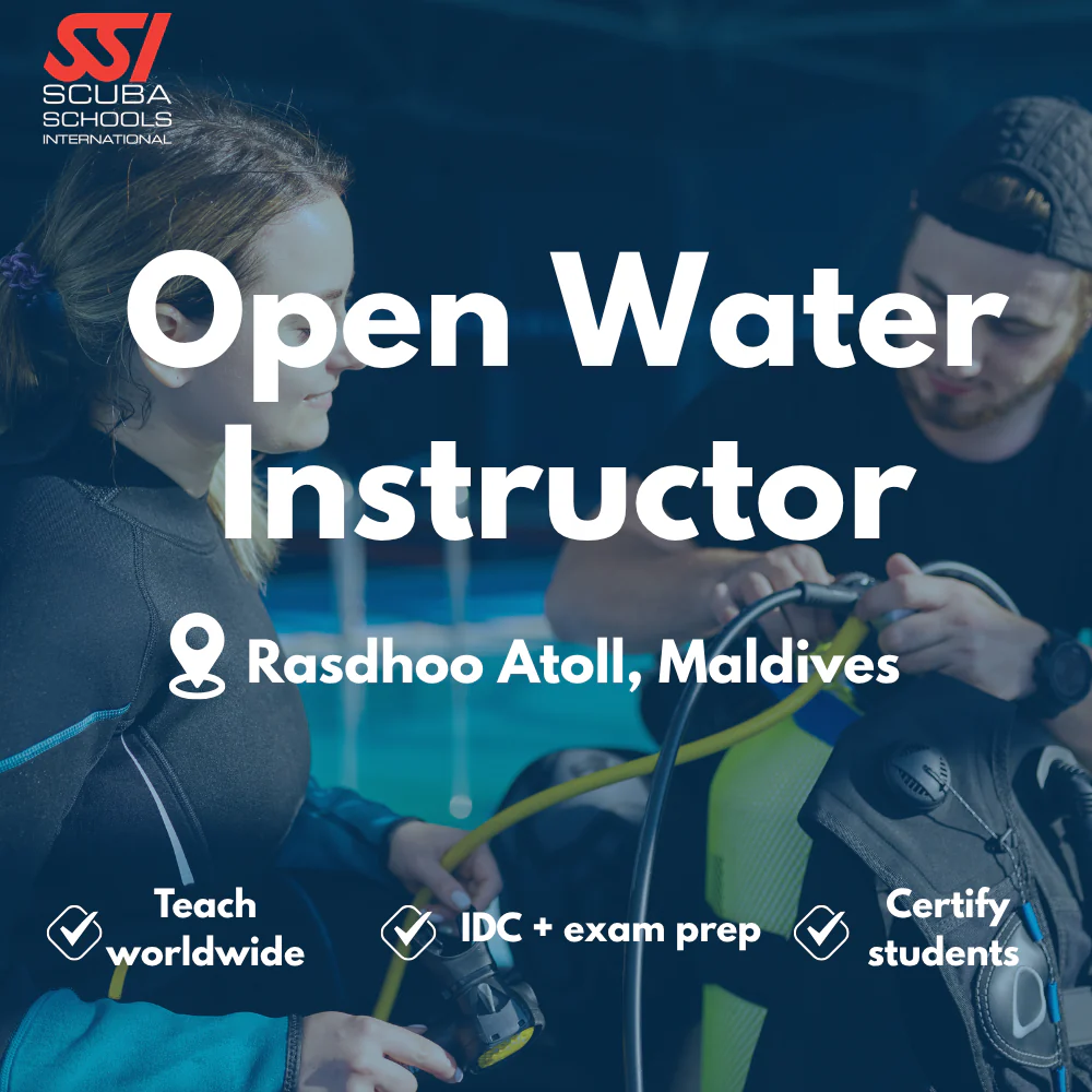 SSI Instructor / IDC course in Rasdhoo Atoll