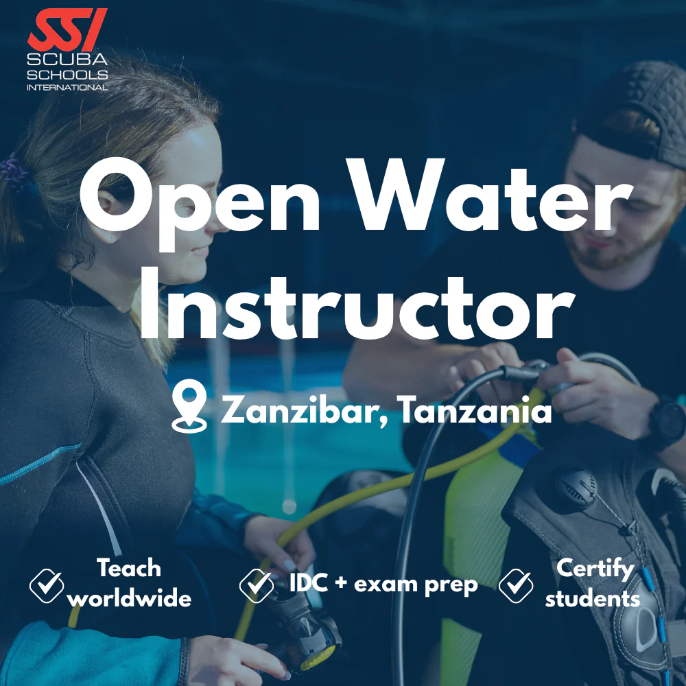 SSI Instructor / IDC course in Zanzibar