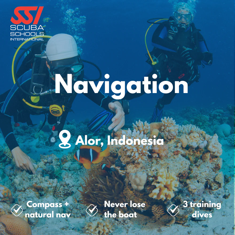 SSI Underwater Navigation course in Alor
