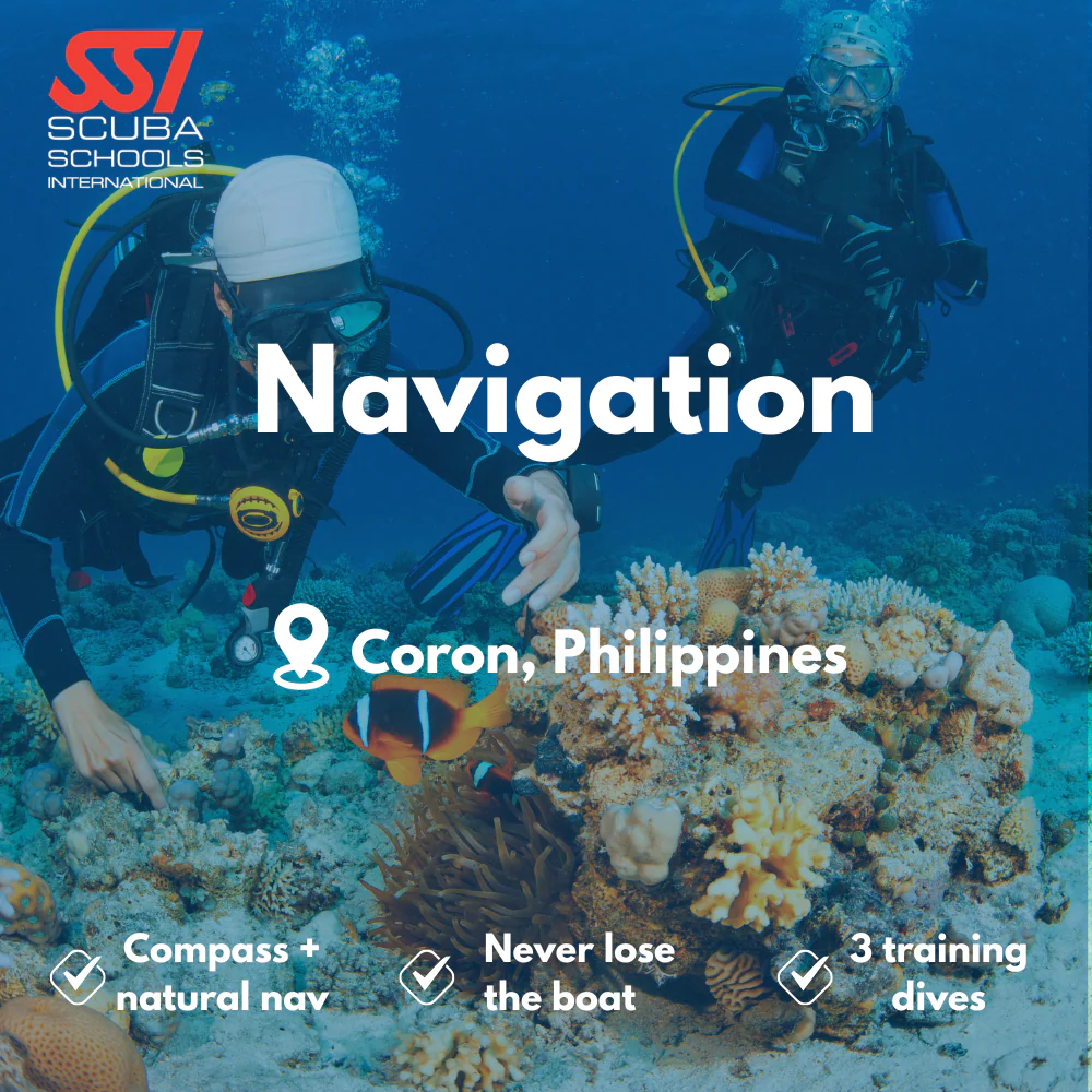 SSI Underwater Navigation course in Coron