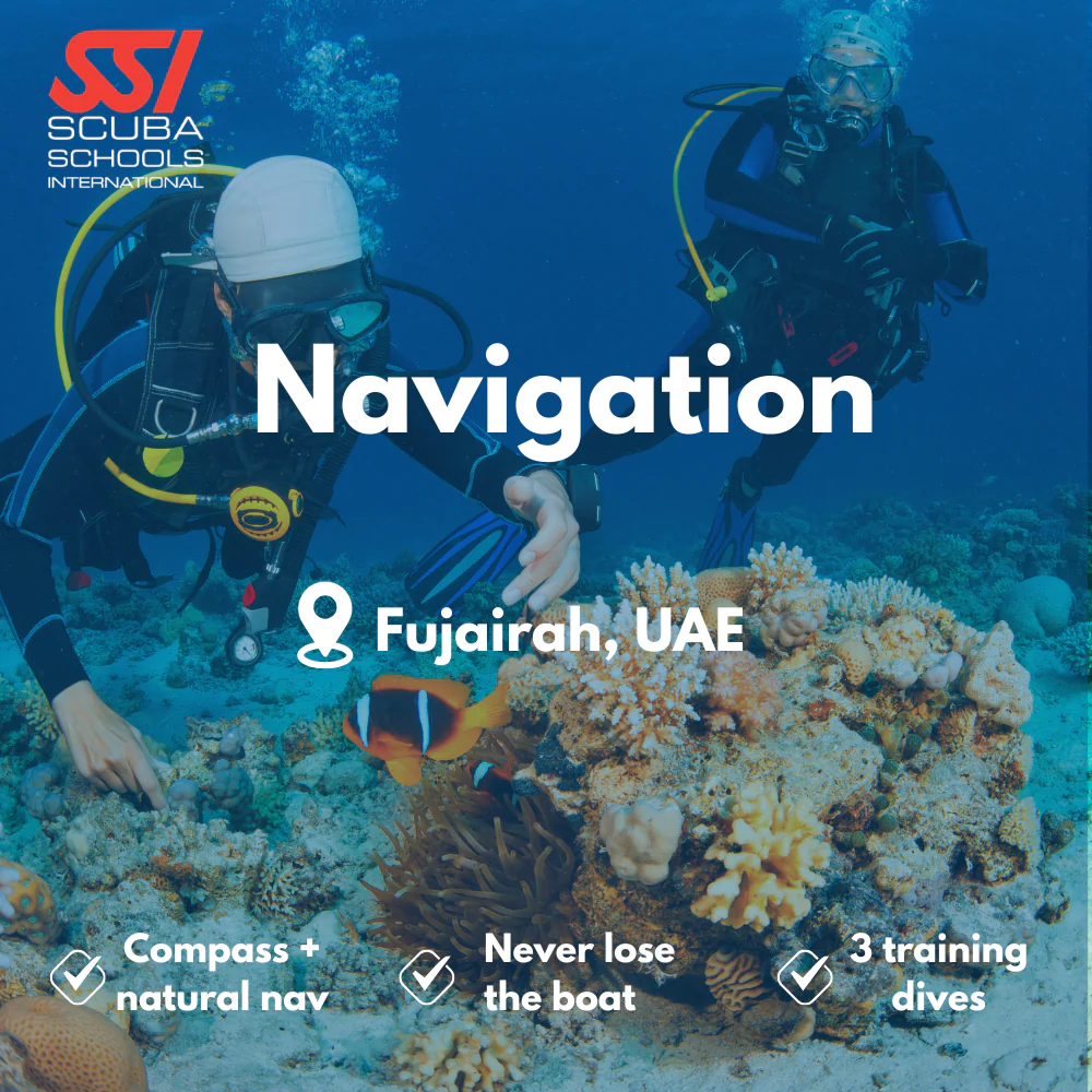 SSI Underwater Navigation course in Fujairah