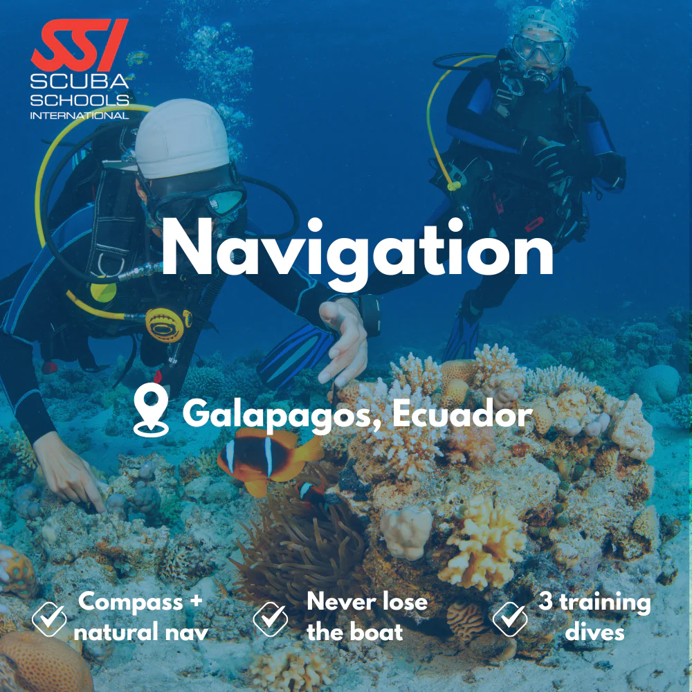 SSI Underwater Navigation course in Galapagos
