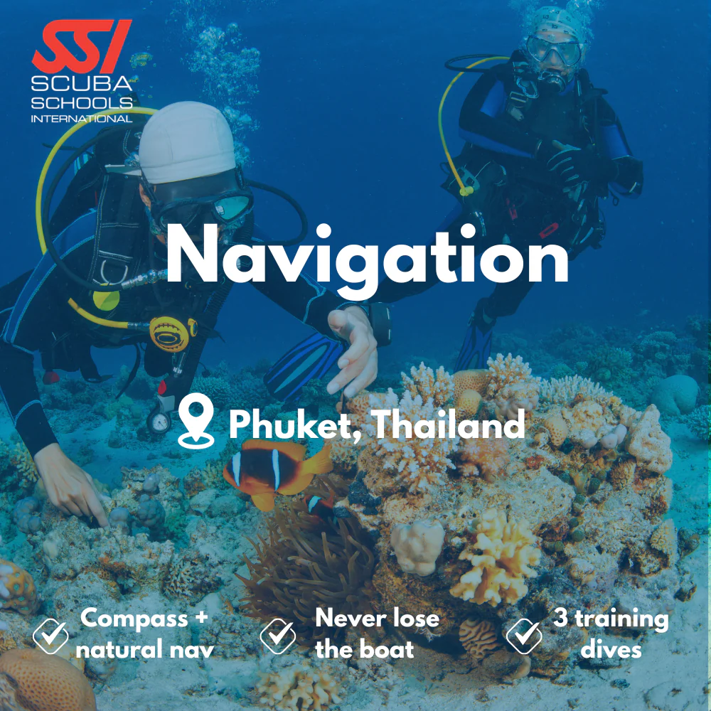 SSI Underwater Navigation course in Phuket