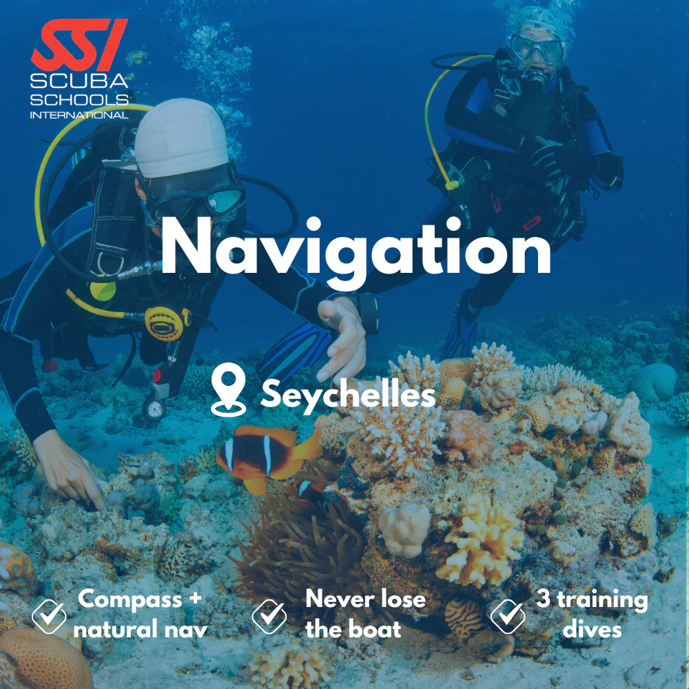 SSI Underwater Navigation course in Seychelles