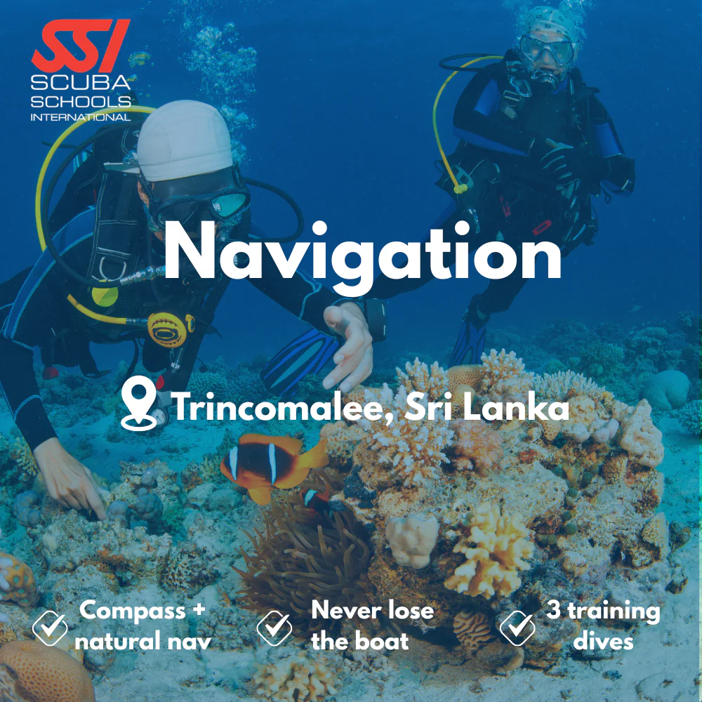 SSI Underwater Navigation course in Trincomalee