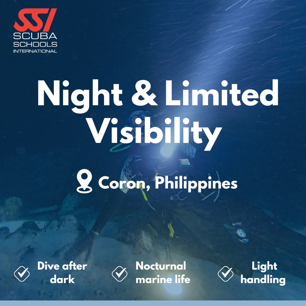 SSI Night Diver course in Coron