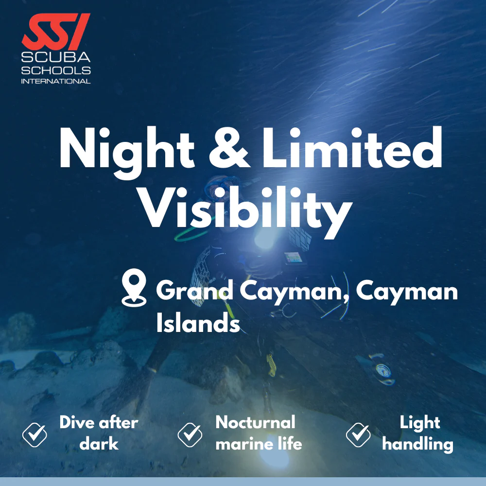 SSI Night Diver course in Grand Cayman