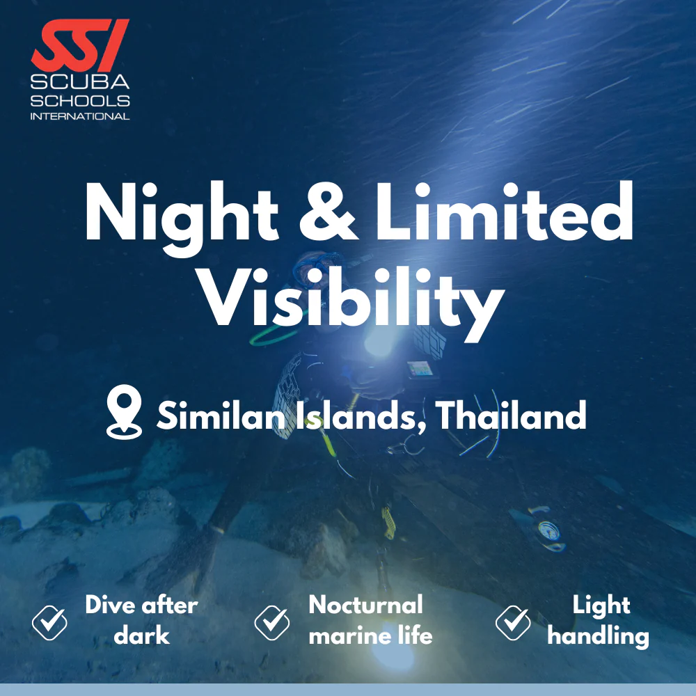 SSI Night Diver course in Similan Islands